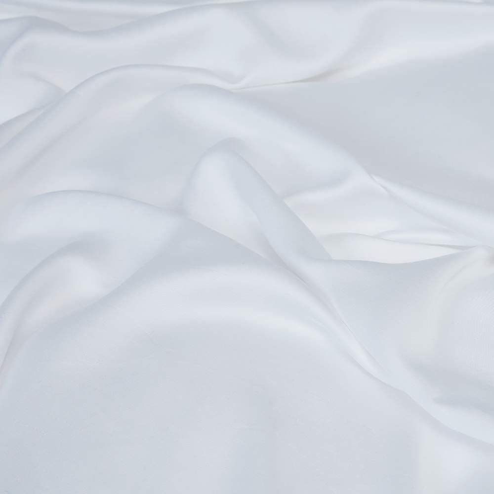 Panda 100 Bamboo Fitted Sheet Pure White Happy Beds