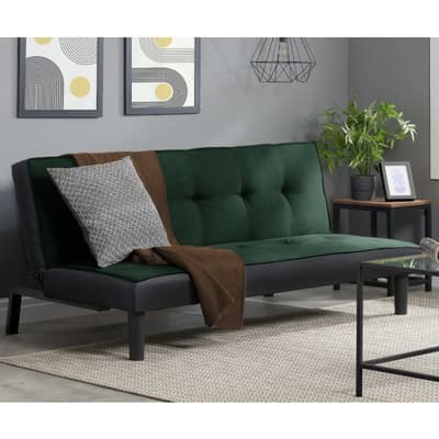 Aurora Green Fabric Sofa Bed