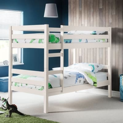 Camden White Wooden Bunk Bed