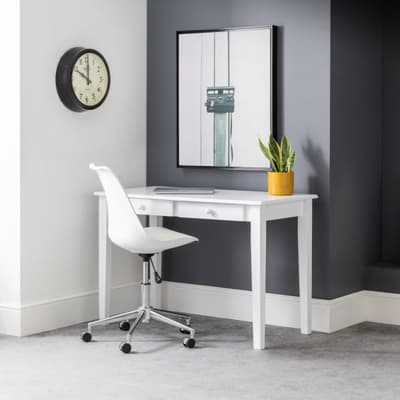 Carrington White Wooden Desk