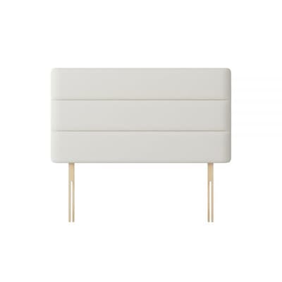 Cornell Lined White Fabric Headboard