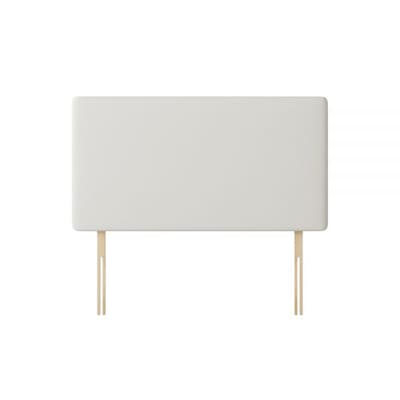 Cornell Plain White Fabric Headboard