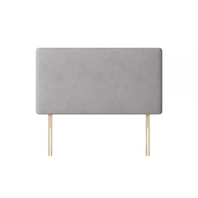 Cornell Plain Silver Grey Fabric Headboard