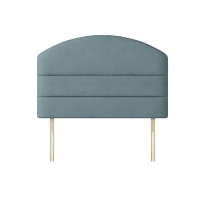 Dudley Lined Duck Egg Blue Fabric Headboard