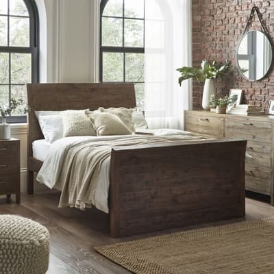 Heritage Reclaimed Pine Wooden Bed