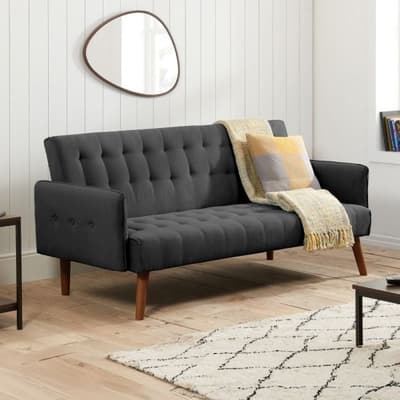 Hudson Charcoal Fabric Sofa Bed