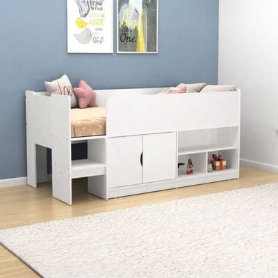 Kudl White Storage Mid Sleeper