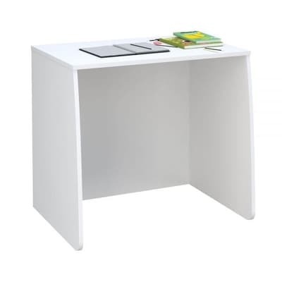 Loft Station White Wooden Desk