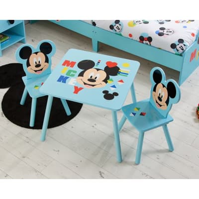 Disney Mickey Mouse Table + 2 Chairs