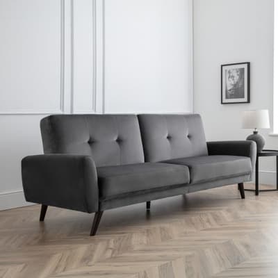 Monza Dark Grey Sofa Bed