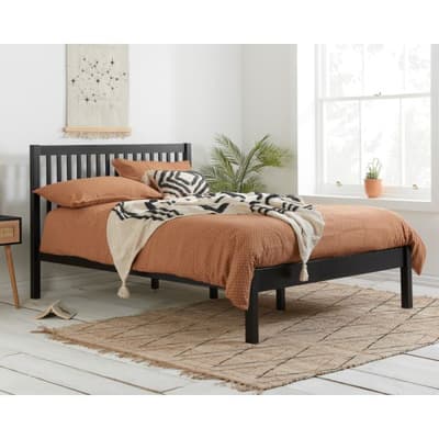 Nova Black Wooden Bed Frame