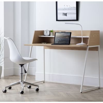 Palmer Oak and White Desk