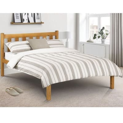 Poppy Antique Solid Pine Wooden Bed