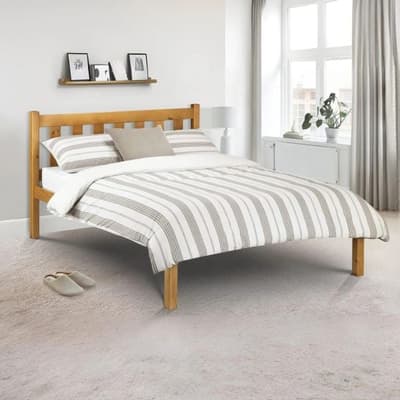 Poppy Antique Solid Pine Wooden Bed