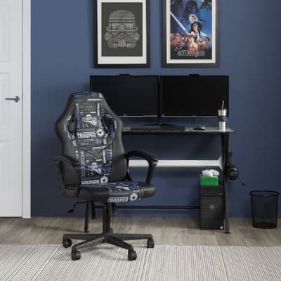 Star Wars Black and Blue Computer Gaming Chair