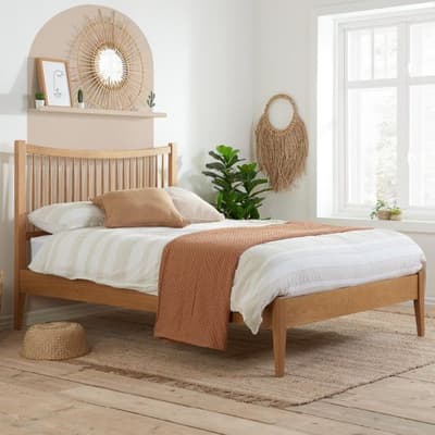 Berwick Oak Wooden Bed