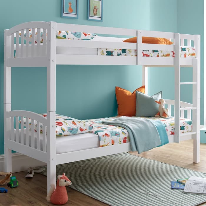 Happy Beds American White Bunk Bed Frame