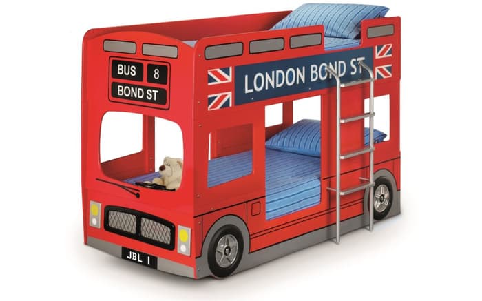 Happy Beds London Bus Kids Bunk Bed