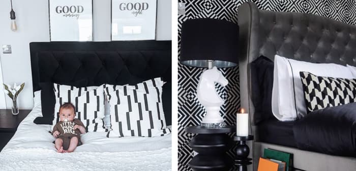 Black and White Bedrooms