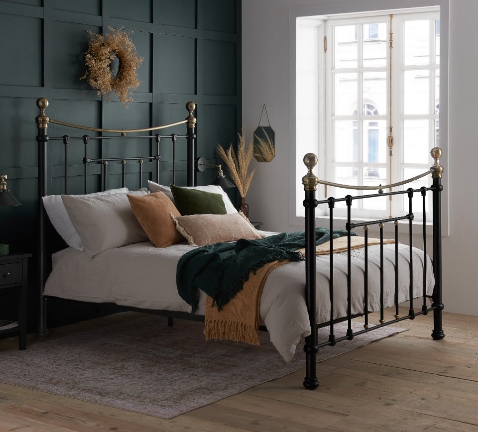 Bronte Black Metal Bed