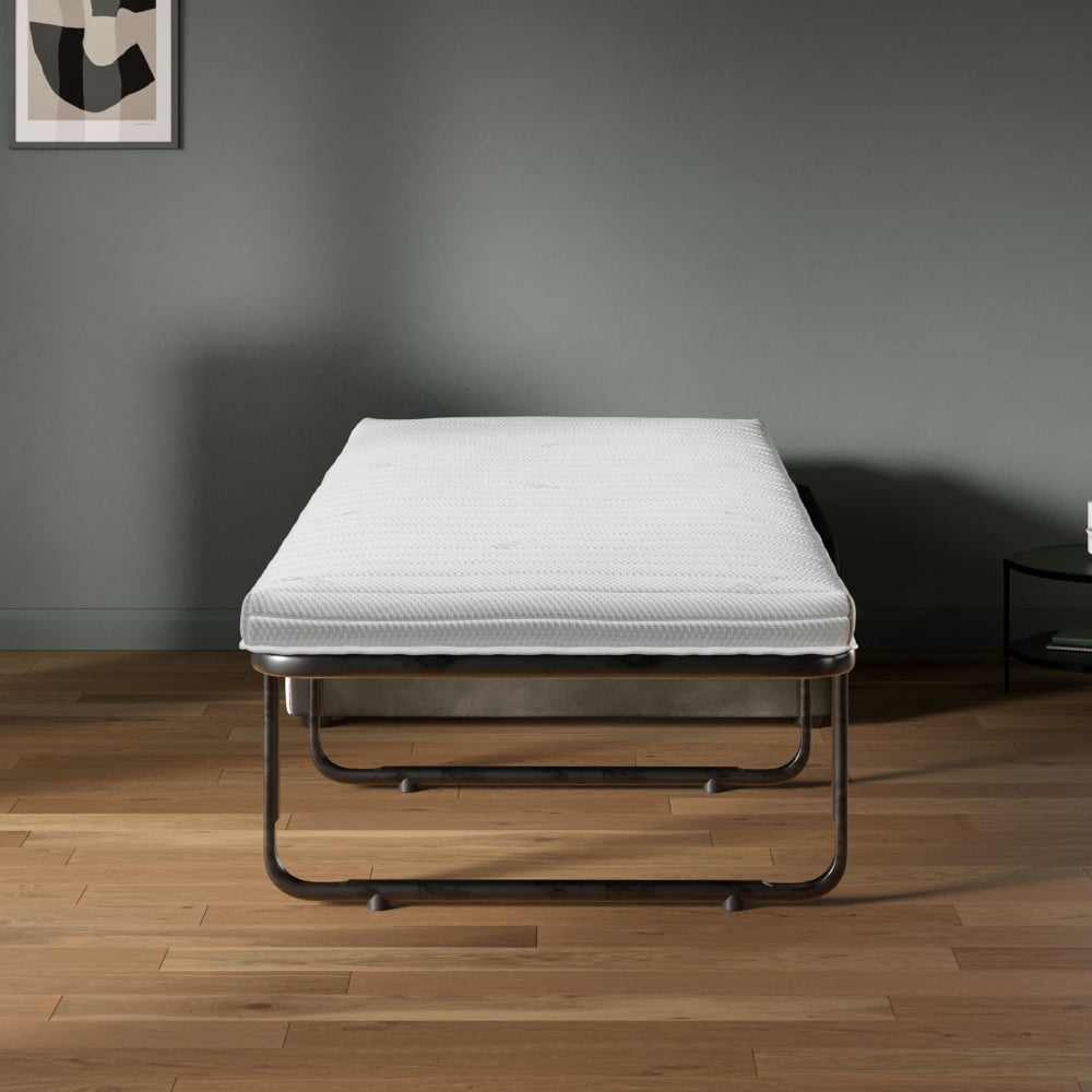 Jay-Be Steel Velvet Footstool Sofa Bed