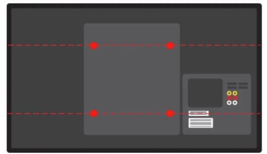 VESA Fixing Guide Image