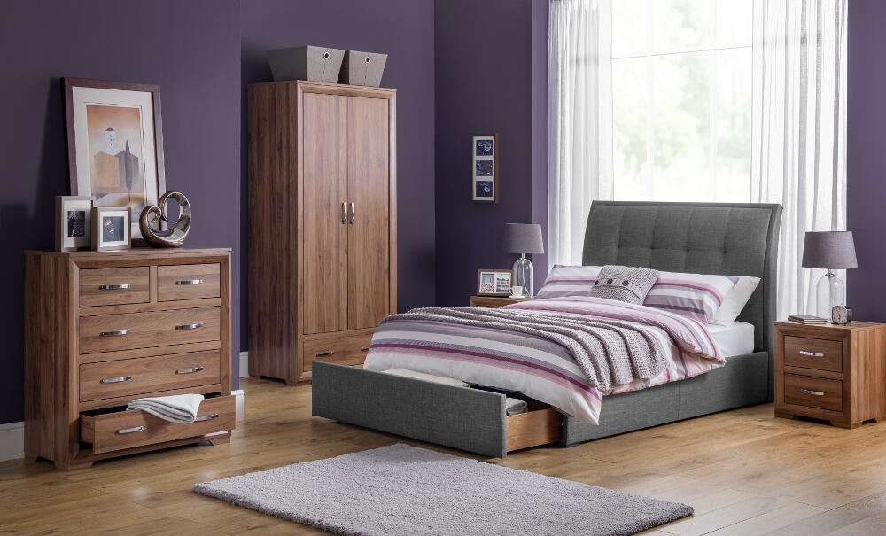 Buckingham Walnut Wooden Bedroom Furniture Collection