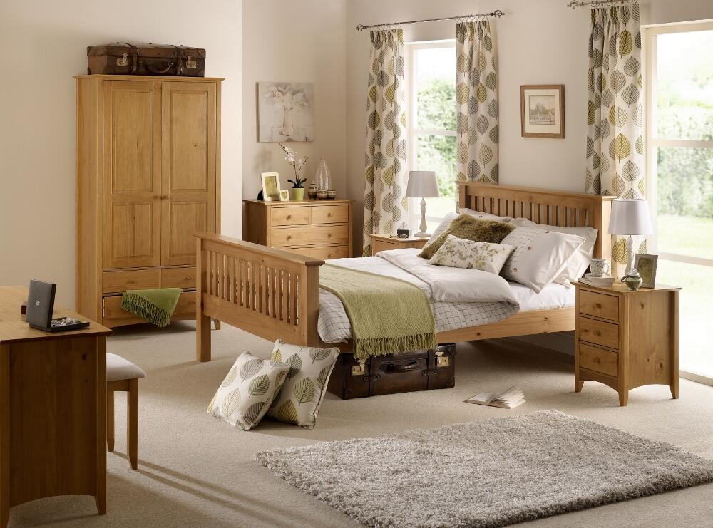 Kendal Pine Wooden Bedroom Furniture Collection