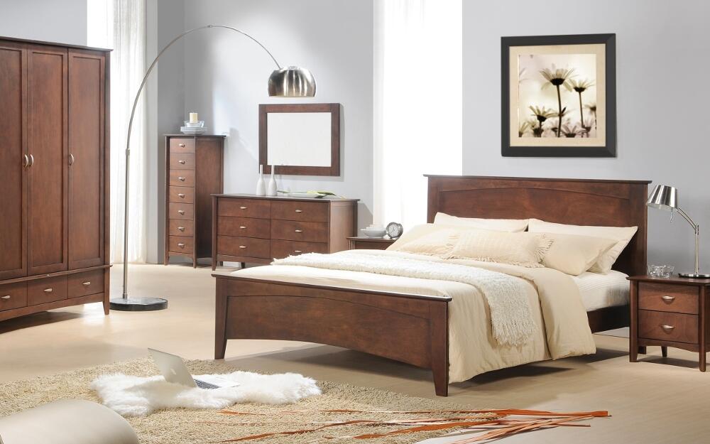 Minuet Mahogany Wooden Bedroom Furniture Collection