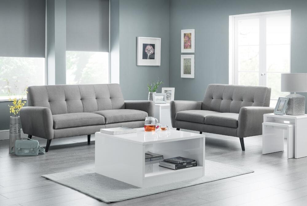 Monza Grey Fabric Furniture Collection