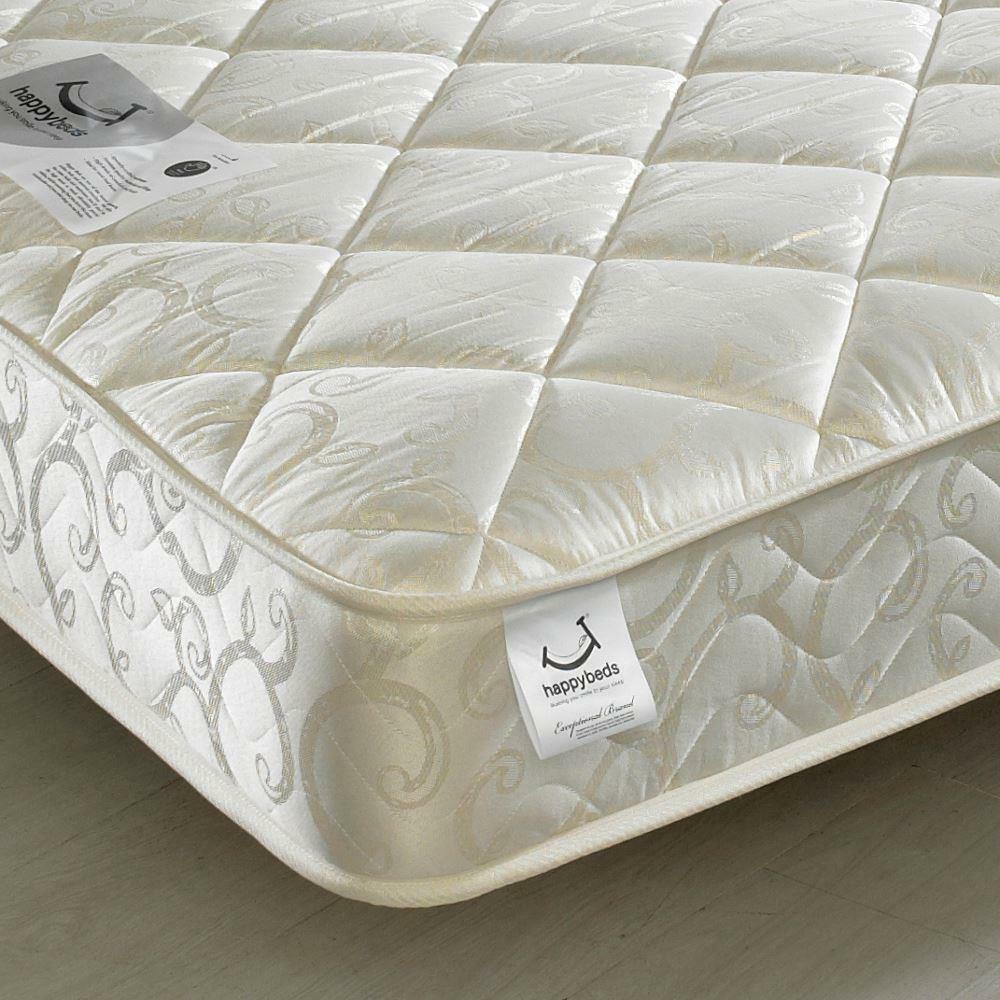 Premier Spring Quilted Fabric Mattress - 6ft Super King Size (180 x 200 cm)