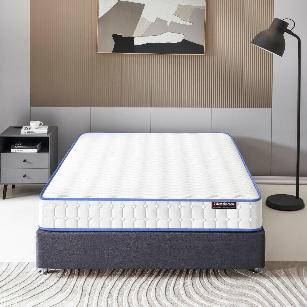 Cool Blue Comfort 1000 Pocket Sprung Mattress - Double - Medium Firmness - Anti Allergy - 4ft6 (135 x 190 cm) - Happy Beds