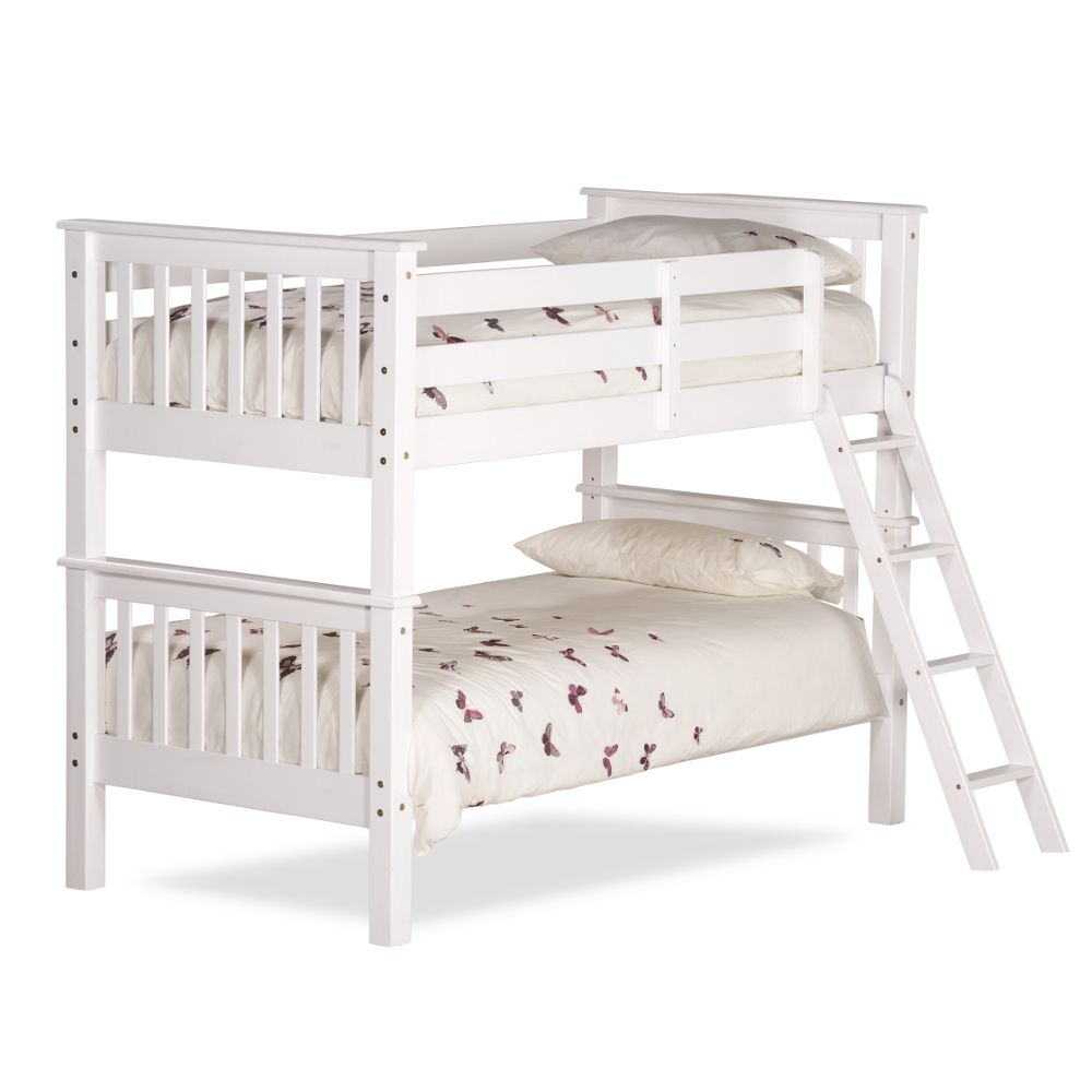 Oxford White Wooden Bunk Bed, White Wooden Bunk Beds