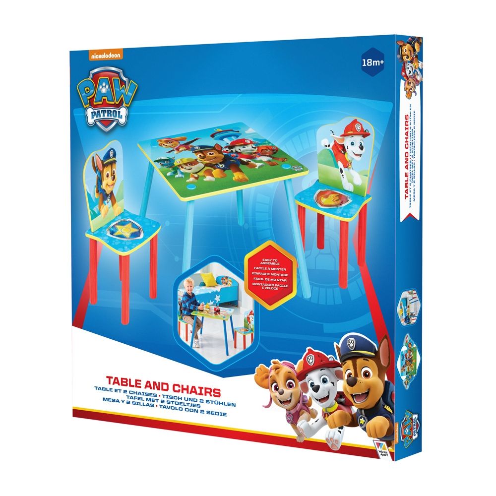 Paw Patrol Table and Chairs