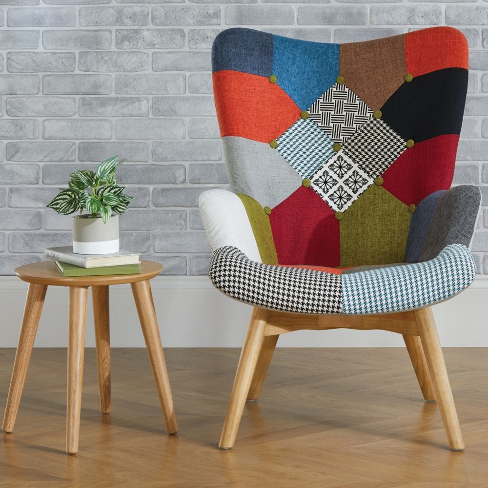 Patchwork Occasional Chairs Off 73, Multi Coloured Occasional Chairs Uk
