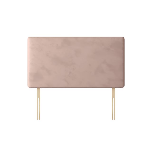Cornell Plain Pink Velvet Fabric Headboard
