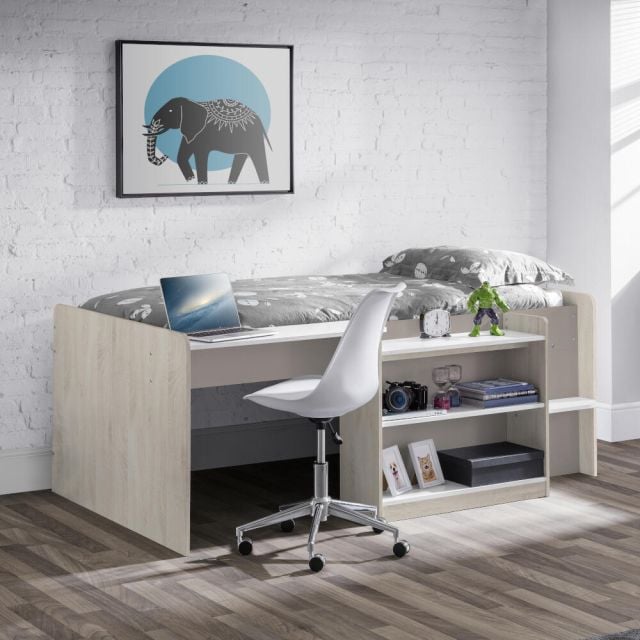 Neptune Taupe Wooden Cabin Bed