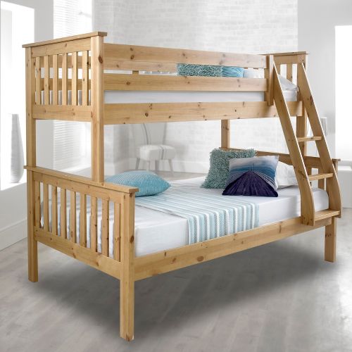 Atlantis Solid Pine Wooden Triple, Wooden Loft Bed Assembly Instructions