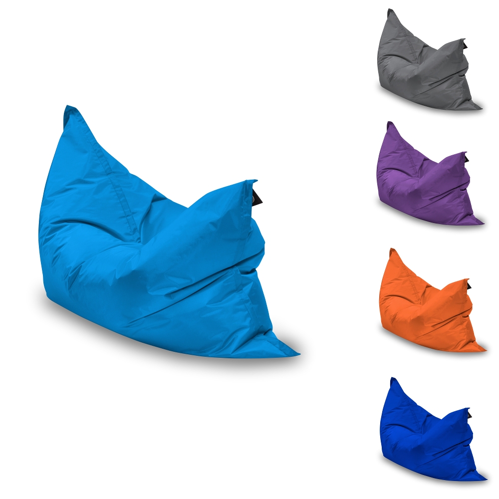 Bonkers - Small Slab Bean Bag - Purple - Happy Beds