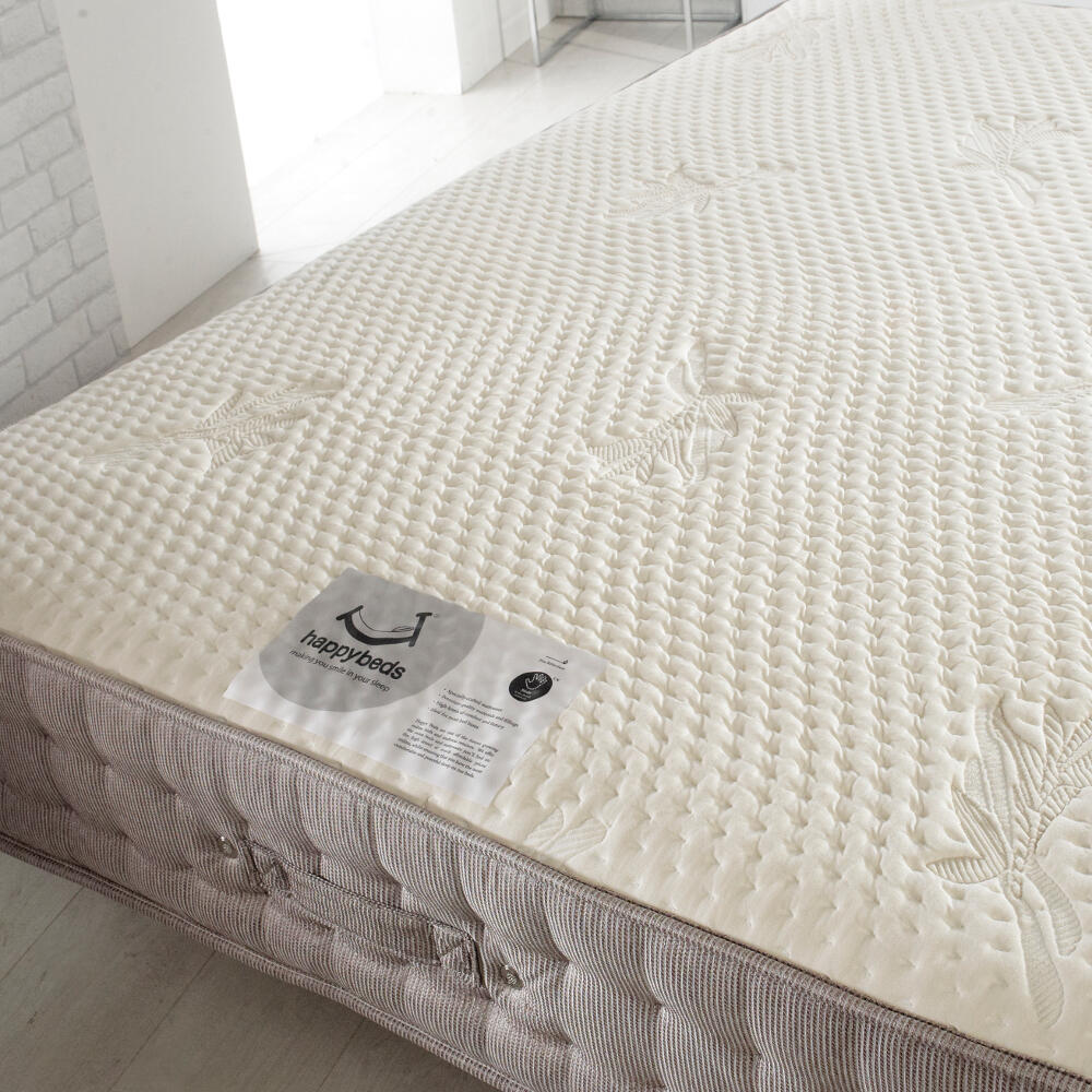 Happy Beds Bamboo Vitality Hybrid Mattress Top View