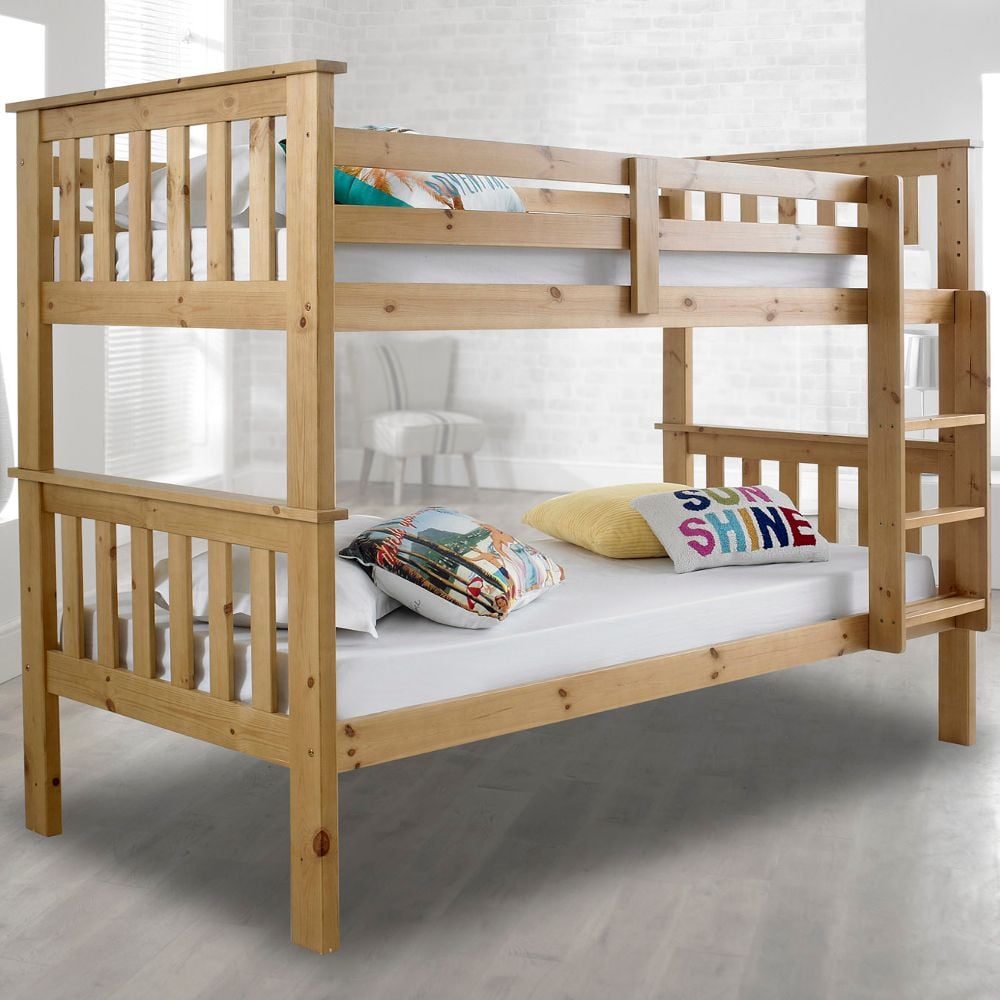 Happy Beds Atlantis Solid Pine Bunk Bed