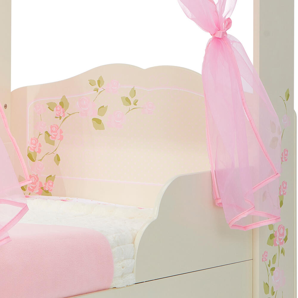 Rose Four Poster Kids Toddler Bed by HelloHome