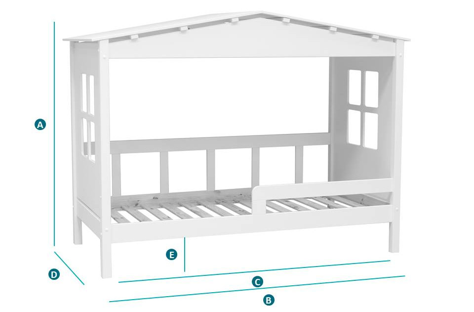 Happy Beds Mento Treehouse Sketch Dimensions