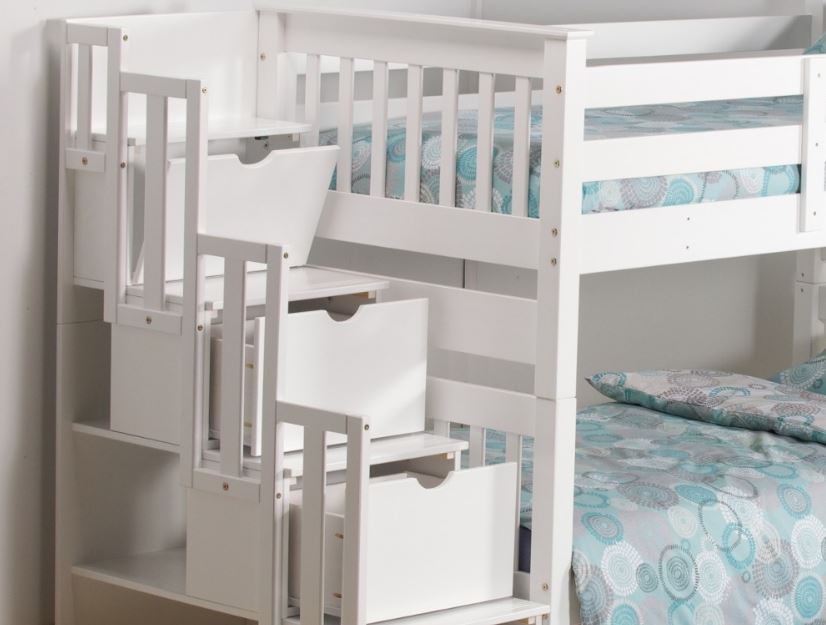 Happy Beds Orion White Bunk Bed