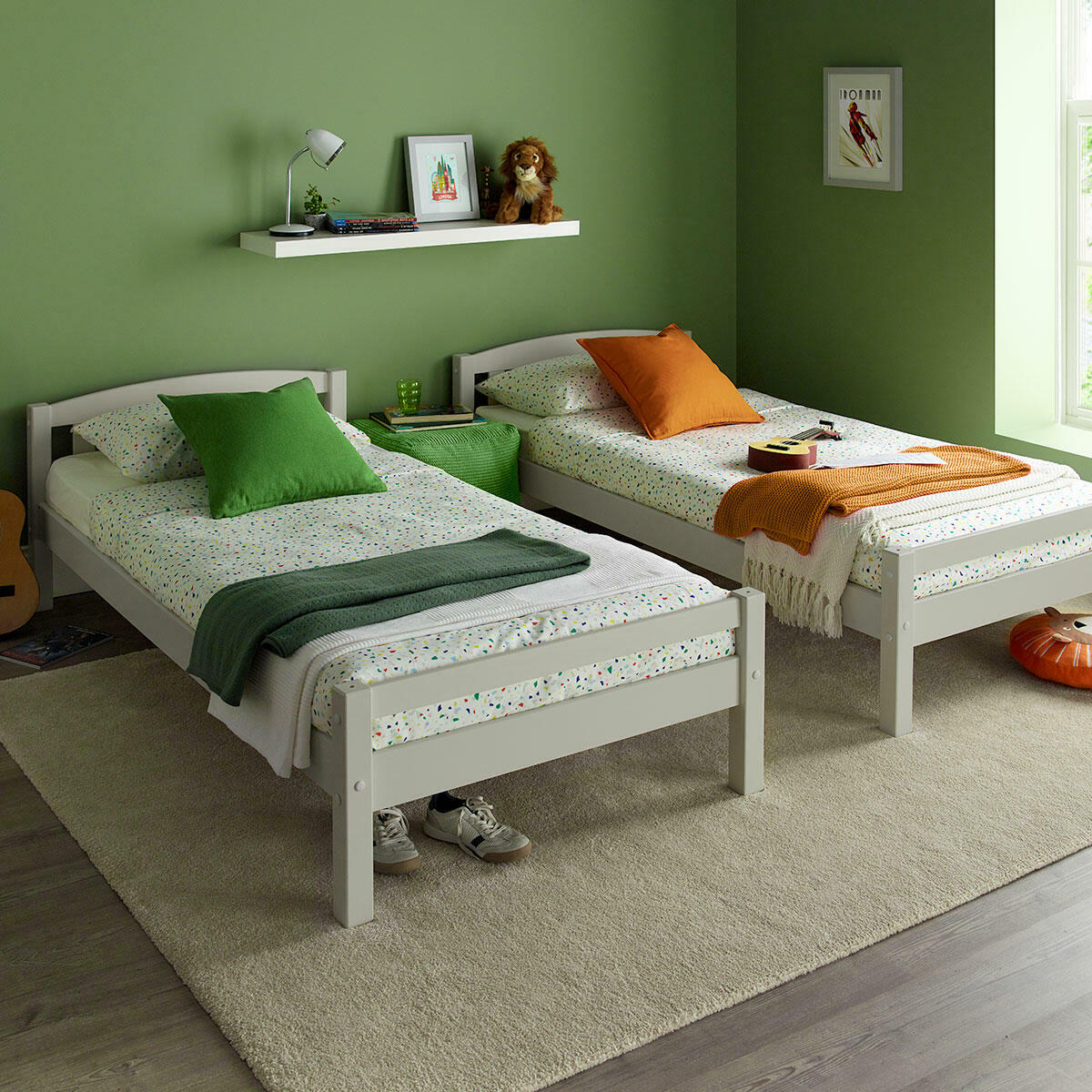 Max Grey Wooden Combination Bed Happy, Bunk Bed Combinations