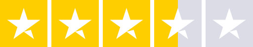 3.7 star review