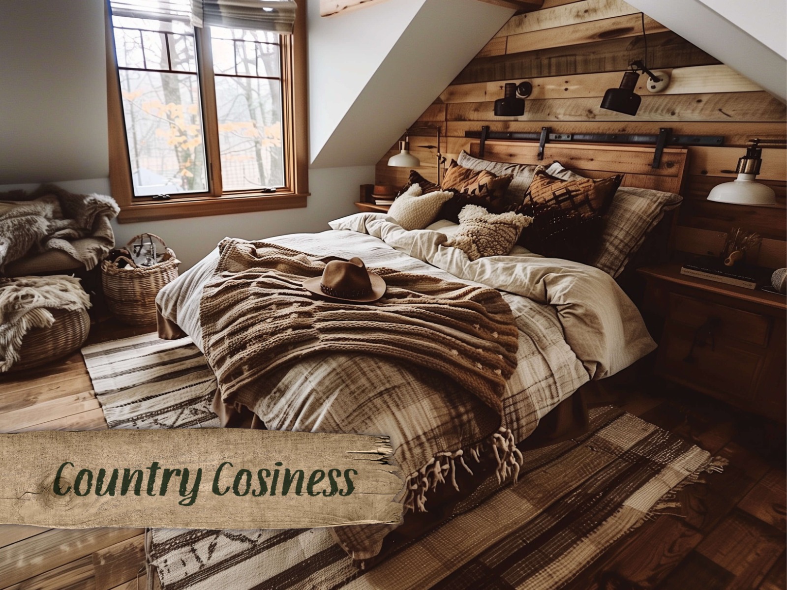 Country cosiness bedroom