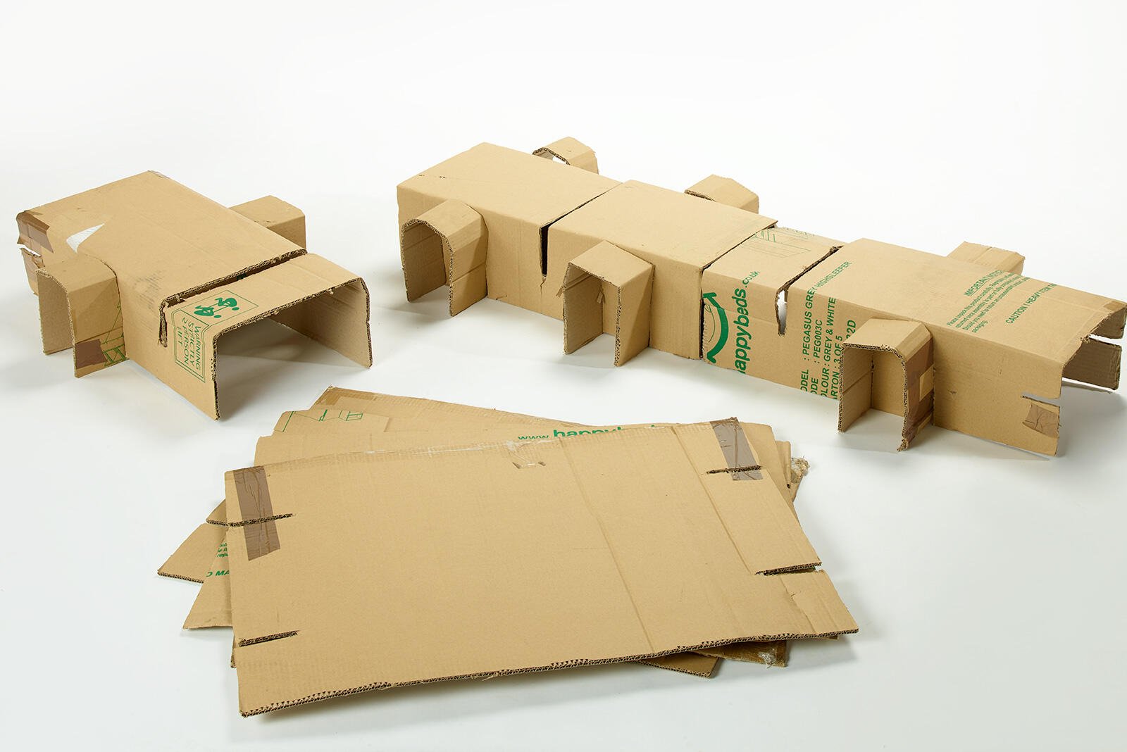 Happy Beds Split Cardboard Boxes