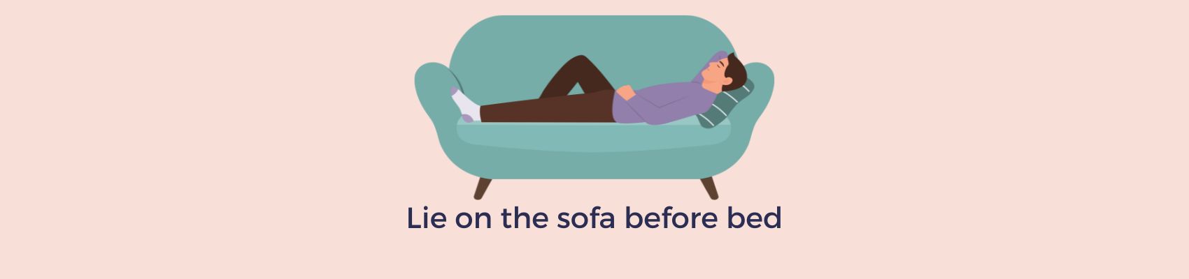 lie on sofa