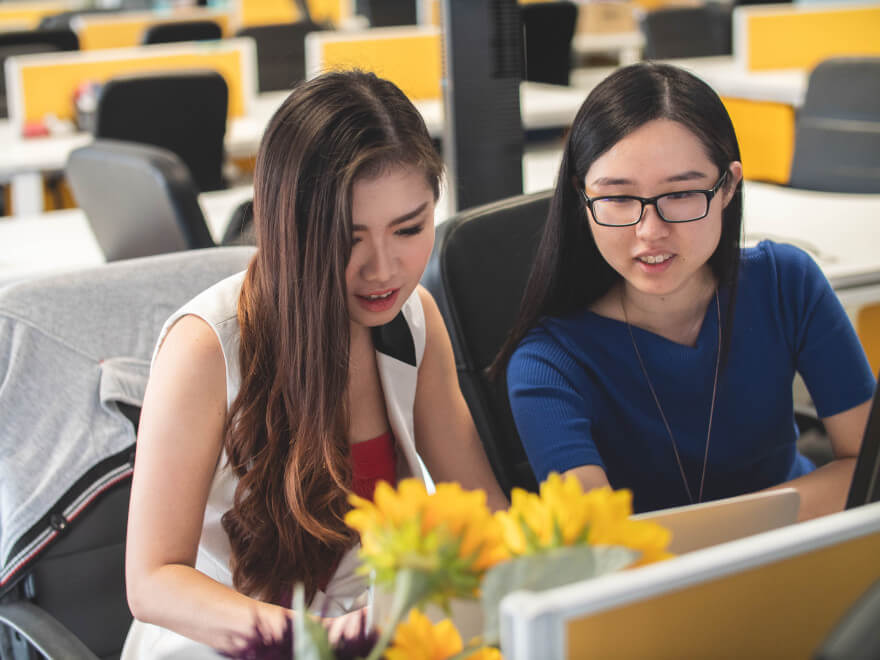 Women working